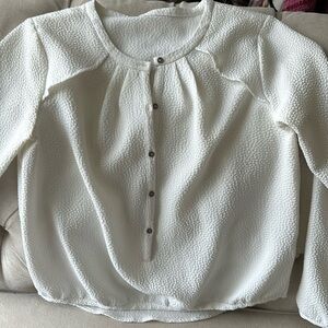 Anthropology Yoana Baraschi white blouse in S